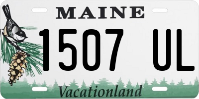 ME license plate 1507UL