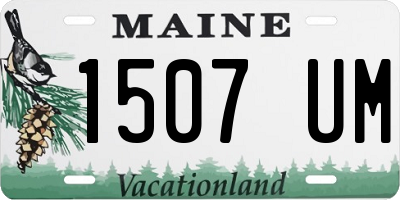 ME license plate 1507UM