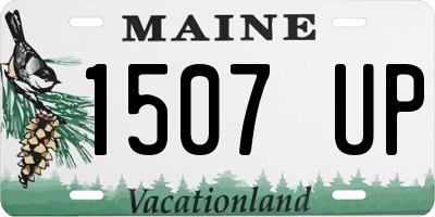 ME license plate 1507UP