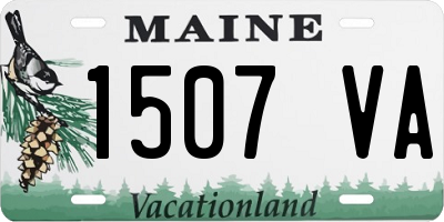 ME license plate 1507VA