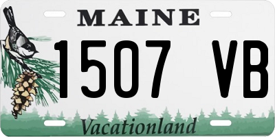 ME license plate 1507VB