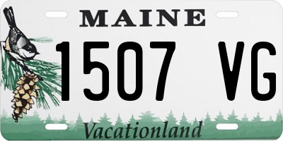 ME license plate 1507VG