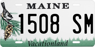 ME license plate 1508SM