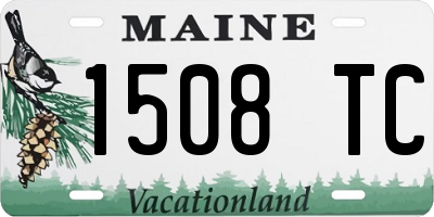 ME license plate 1508TC