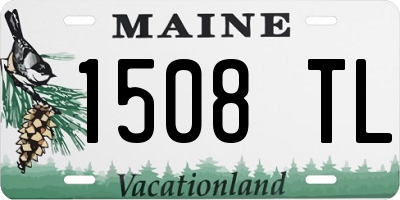 ME license plate 1508TL