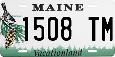 ME license plate 1508TM