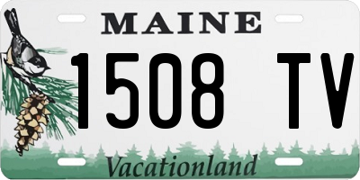 ME license plate 1508TV
