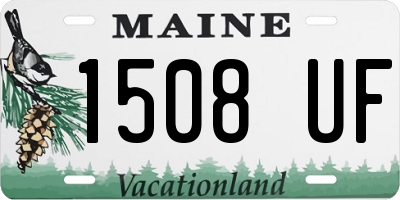 ME license plate 1508UF