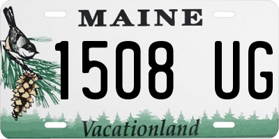 ME license plate 1508UG