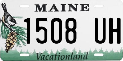 ME license plate 1508UH