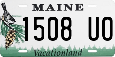 ME license plate 1508UO
