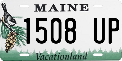 ME license plate 1508UP