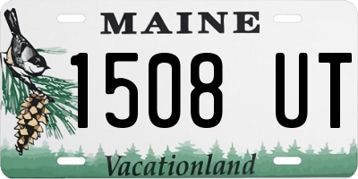 ME license plate 1508UT