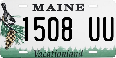 ME license plate 1508UU