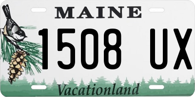 ME license plate 1508UX