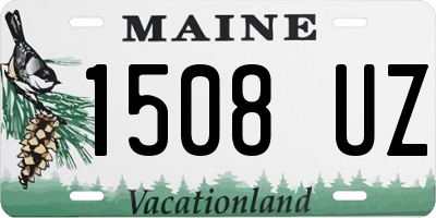 ME license plate 1508UZ