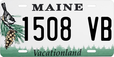 ME license plate 1508VB