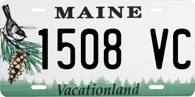 ME license plate 1508VC