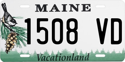 ME license plate 1508VD