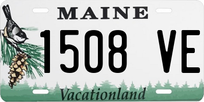 ME license plate 1508VE