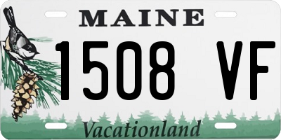 ME license plate 1508VF