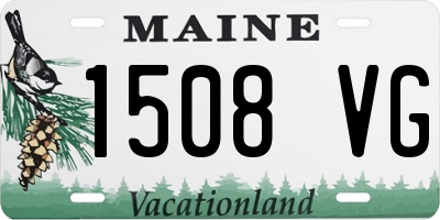 ME license plate 1508VG
