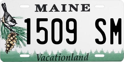 ME license plate 1509SM