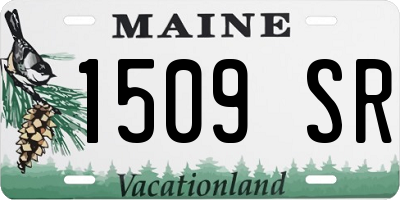 ME license plate 1509SR