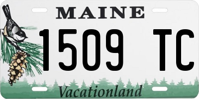 ME license plate 1509TC