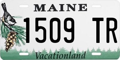 ME license plate 1509TR