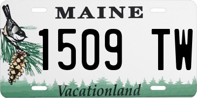 ME license plate 1509TW