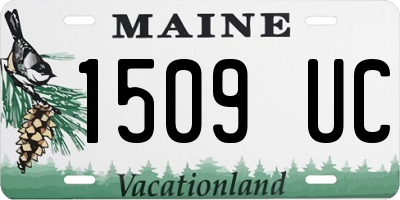 ME license plate 1509UC