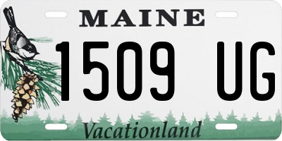 ME license plate 1509UG