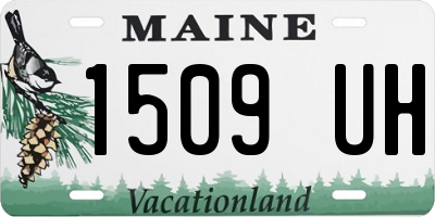 ME license plate 1509UH