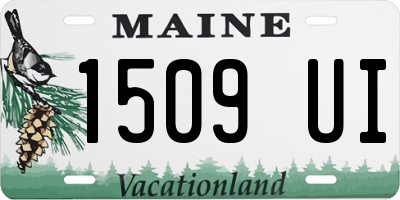 ME license plate 1509UI