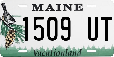 ME license plate 1509UT