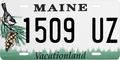 ME license plate 1509UZ