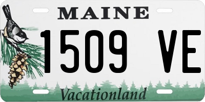 ME license plate 1509VE