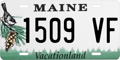 ME license plate 1509VF