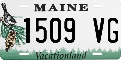 ME license plate 1509VG