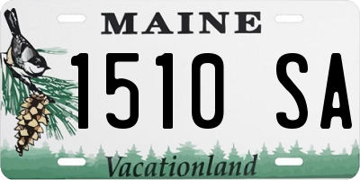 ME license plate 1510SA