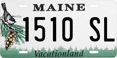 ME license plate 1510SL