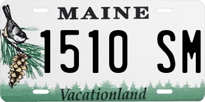 ME license plate 1510SM