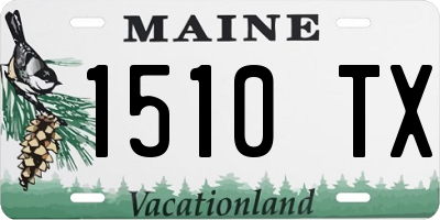 ME license plate 1510TX