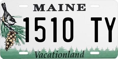 ME license plate 1510TY