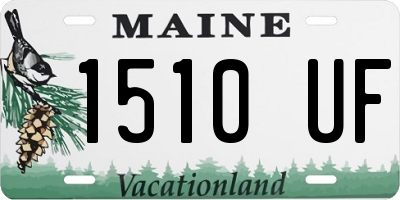 ME license plate 1510UF