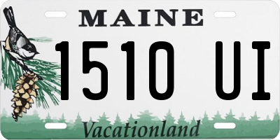 ME license plate 1510UI