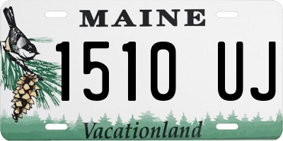 ME license plate 1510UJ