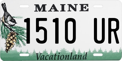 ME license plate 1510UR