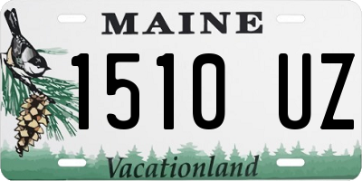 ME license plate 1510UZ